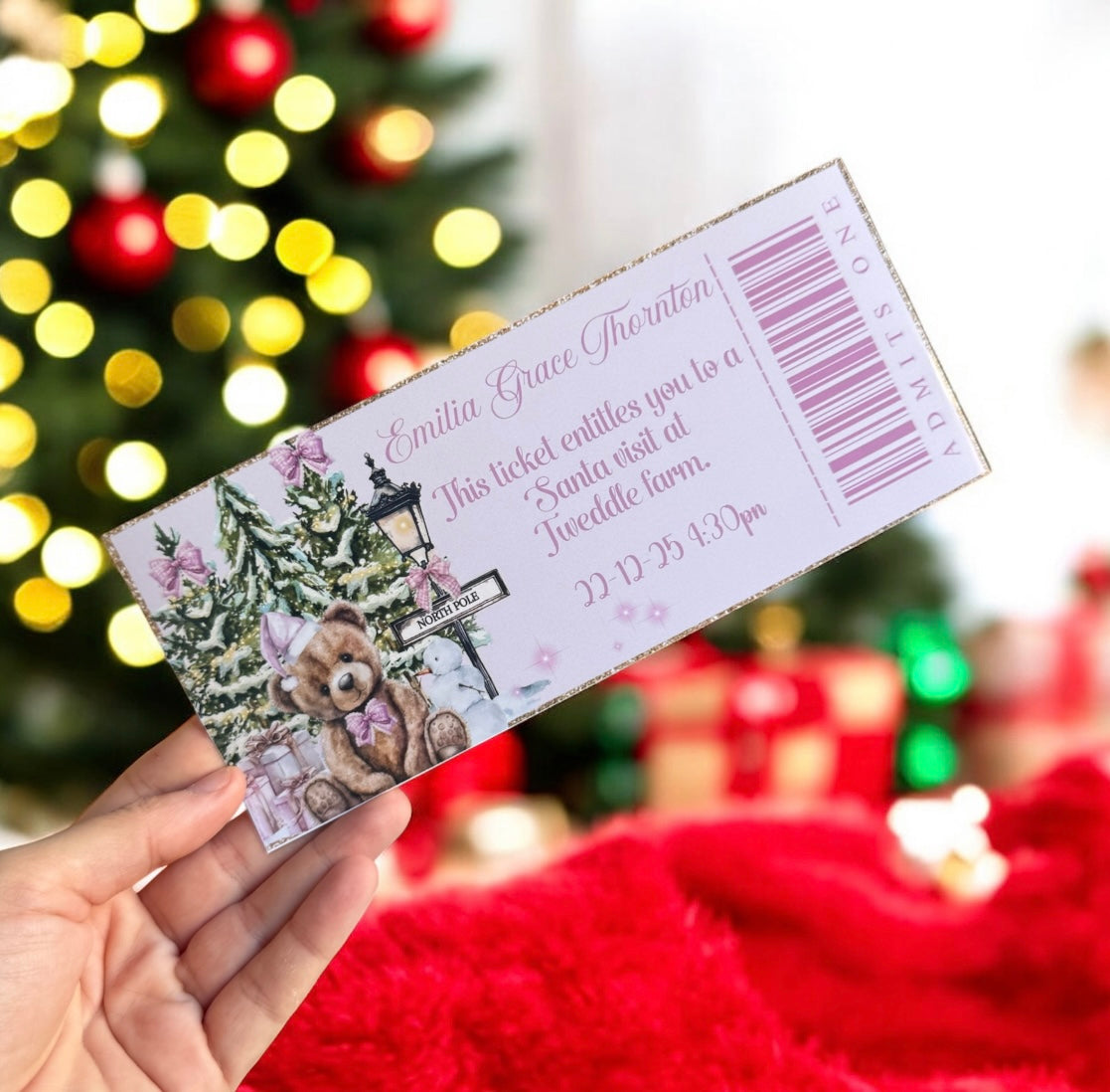 Christmas ticket - all designs