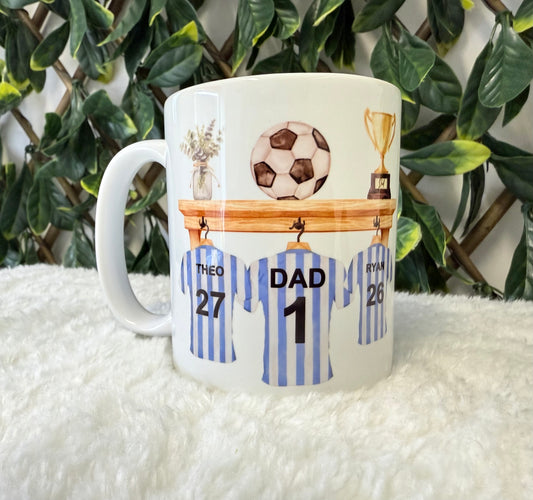 Father's Day mug - family shelf