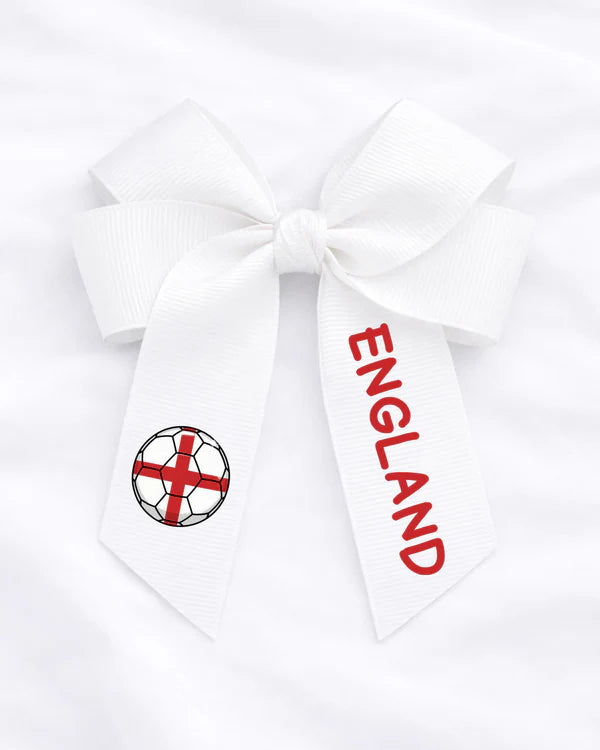 World Cup Hair Bow - England