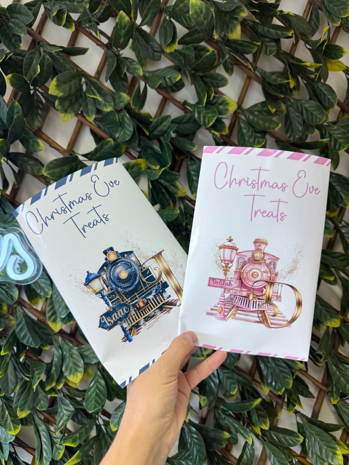 Unfilled Christmas treat packet