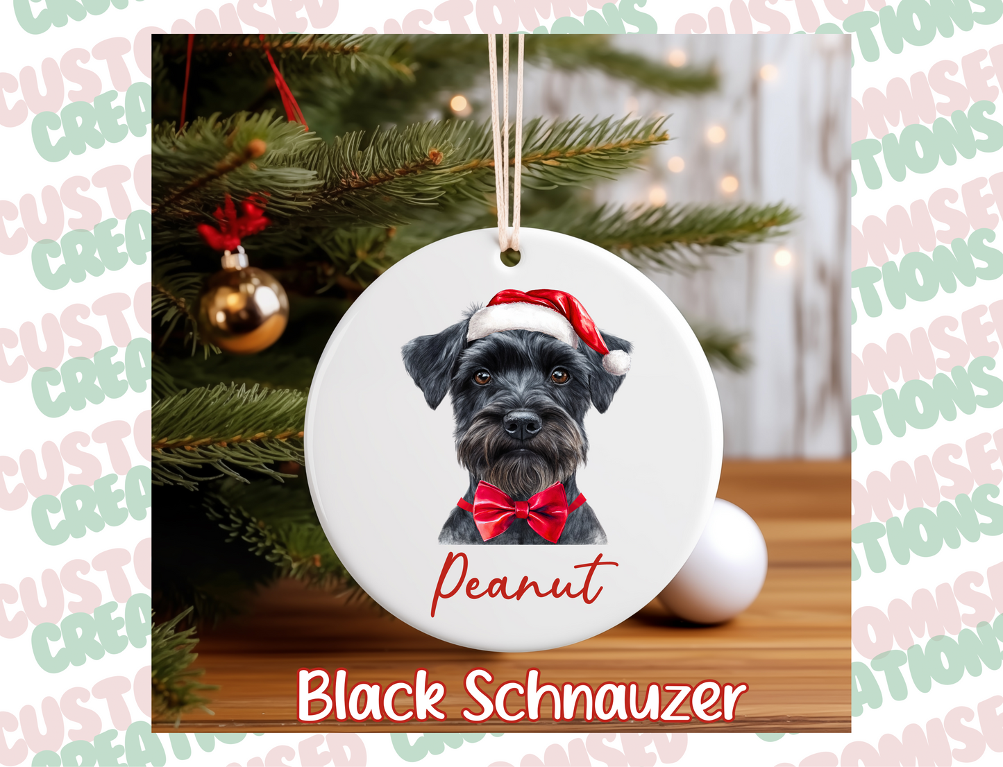 Pet Ceramic Bauble - Dog