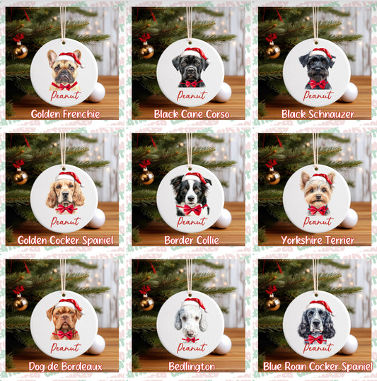 Pet Ceramic Bauble - Dog
