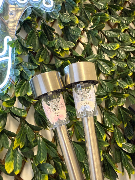 Angel in heaven solar light stake