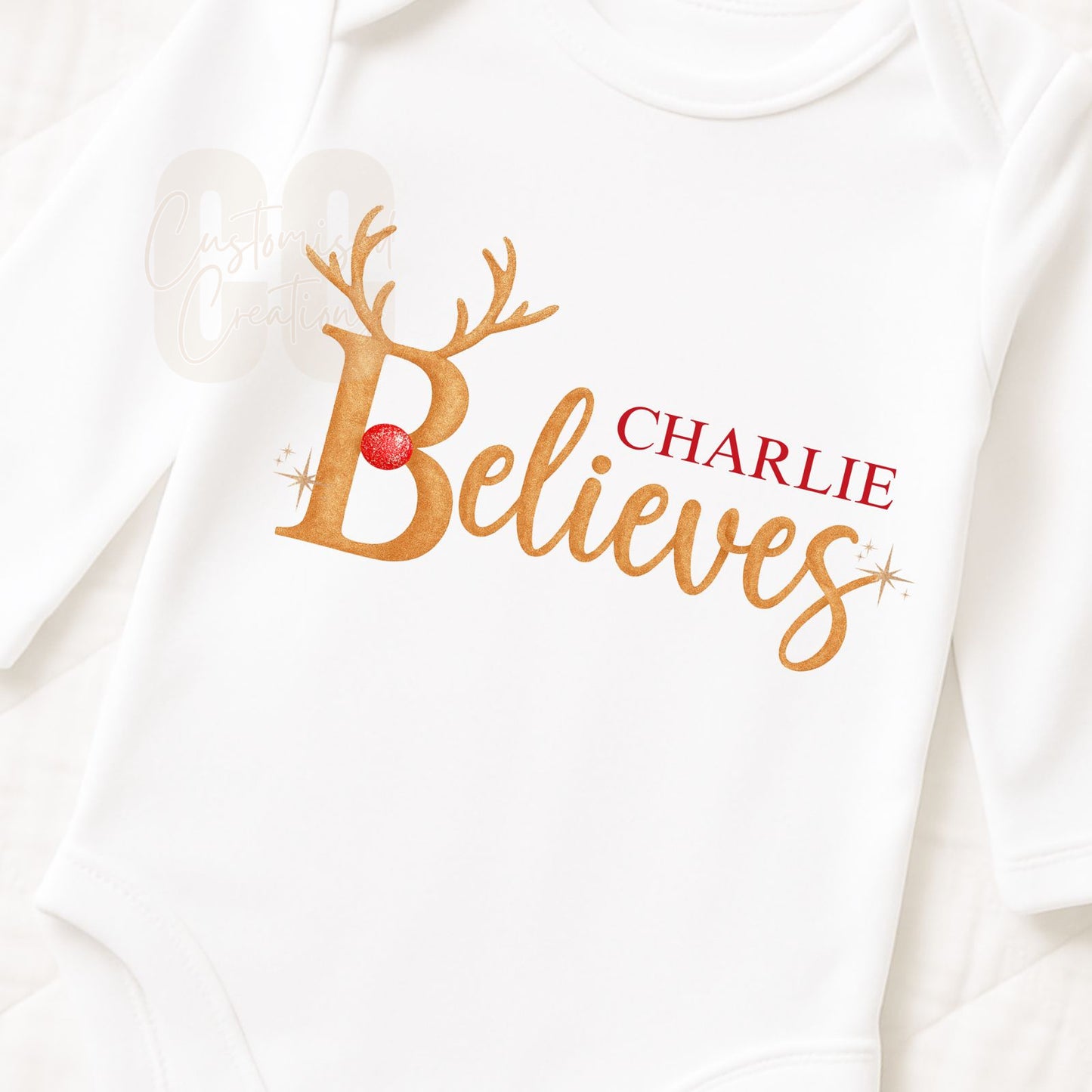 Believes christmas bib/vest/babygrow