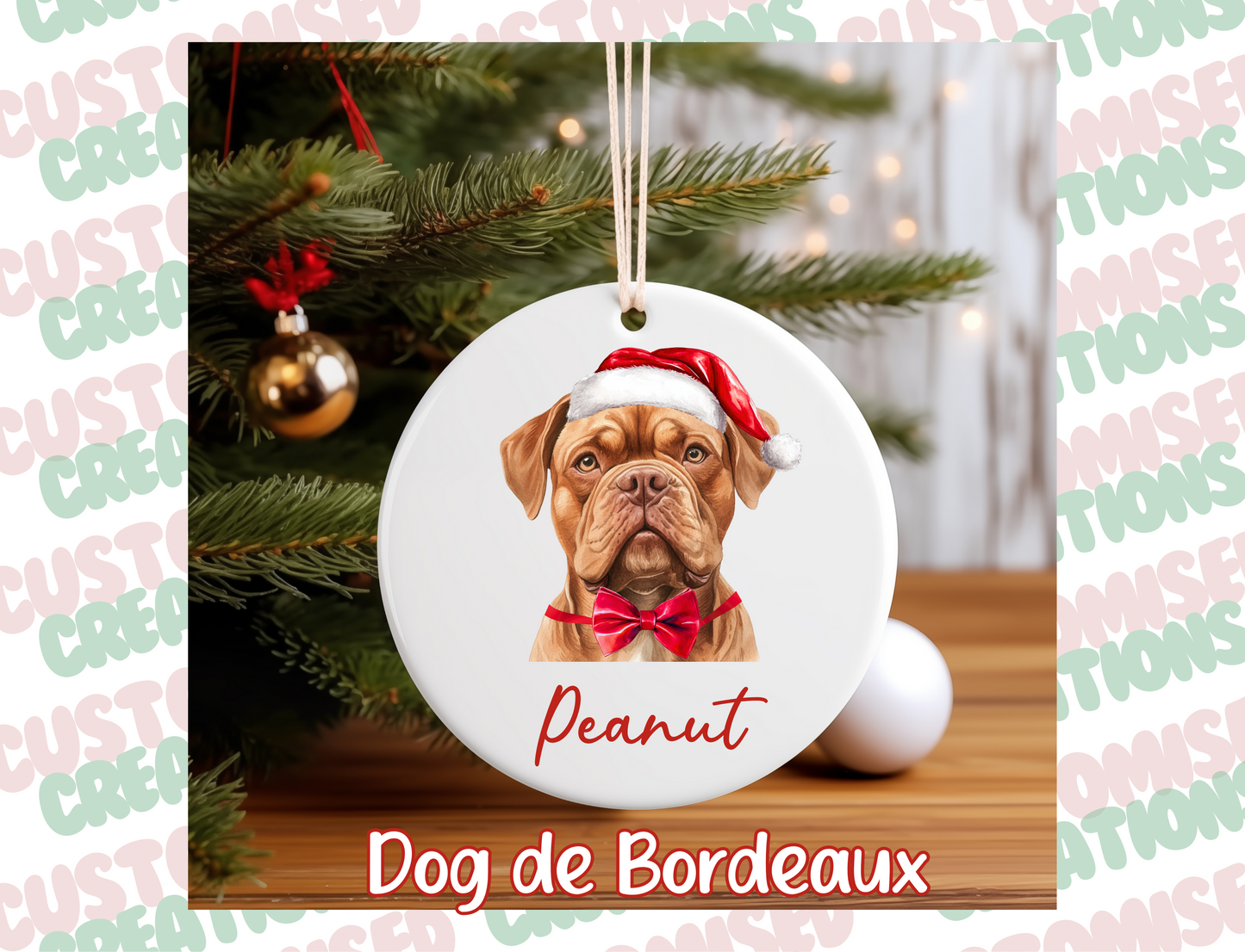 Pet Ceramic Bauble - Dog