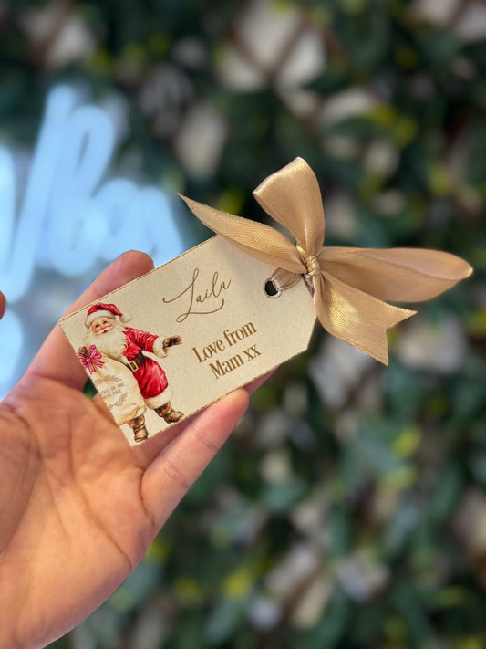 Acrylic Christmas gift tag - 7 designs