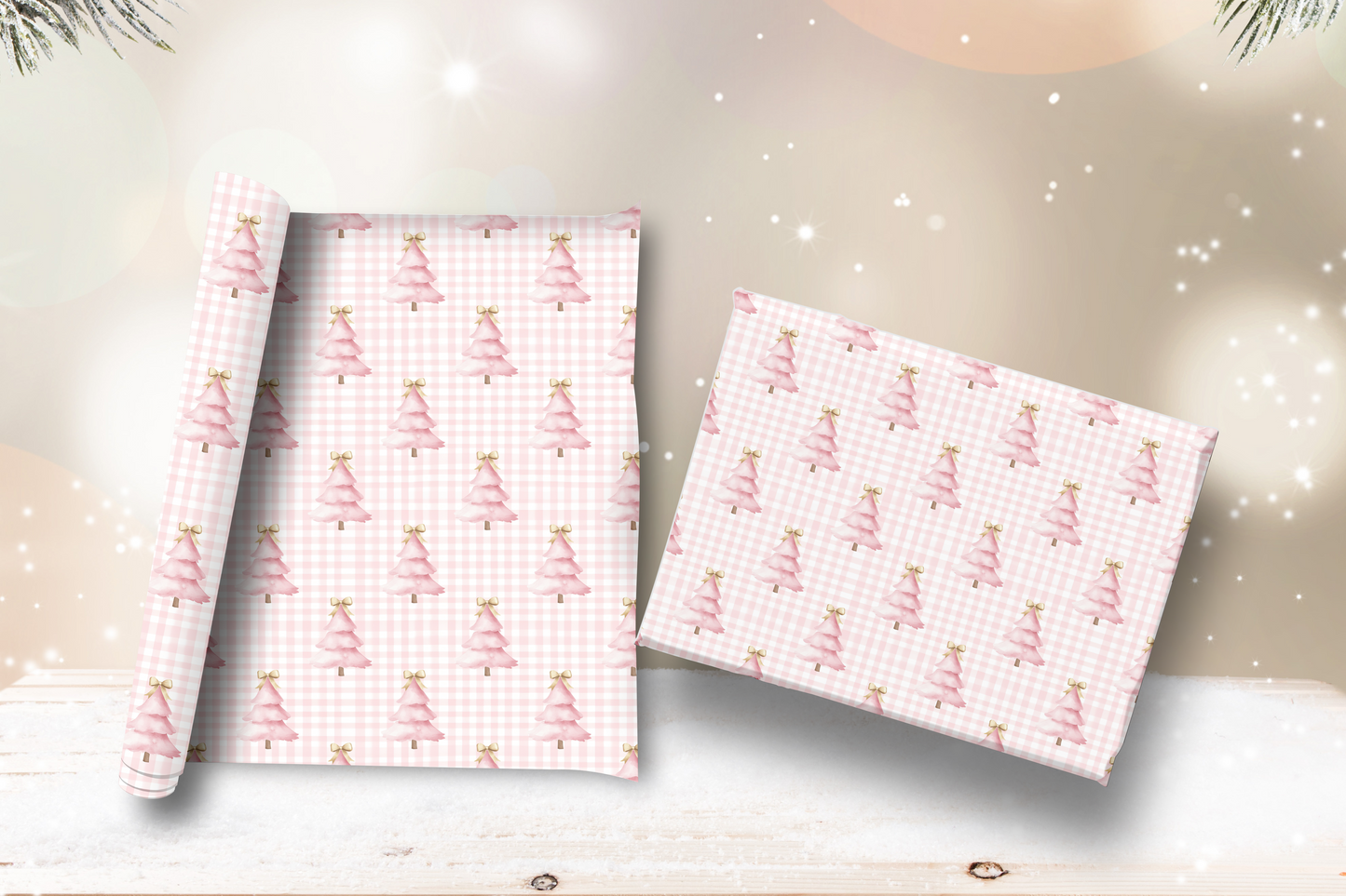 Christmas A3 wrapping paper - 130gsm gloss