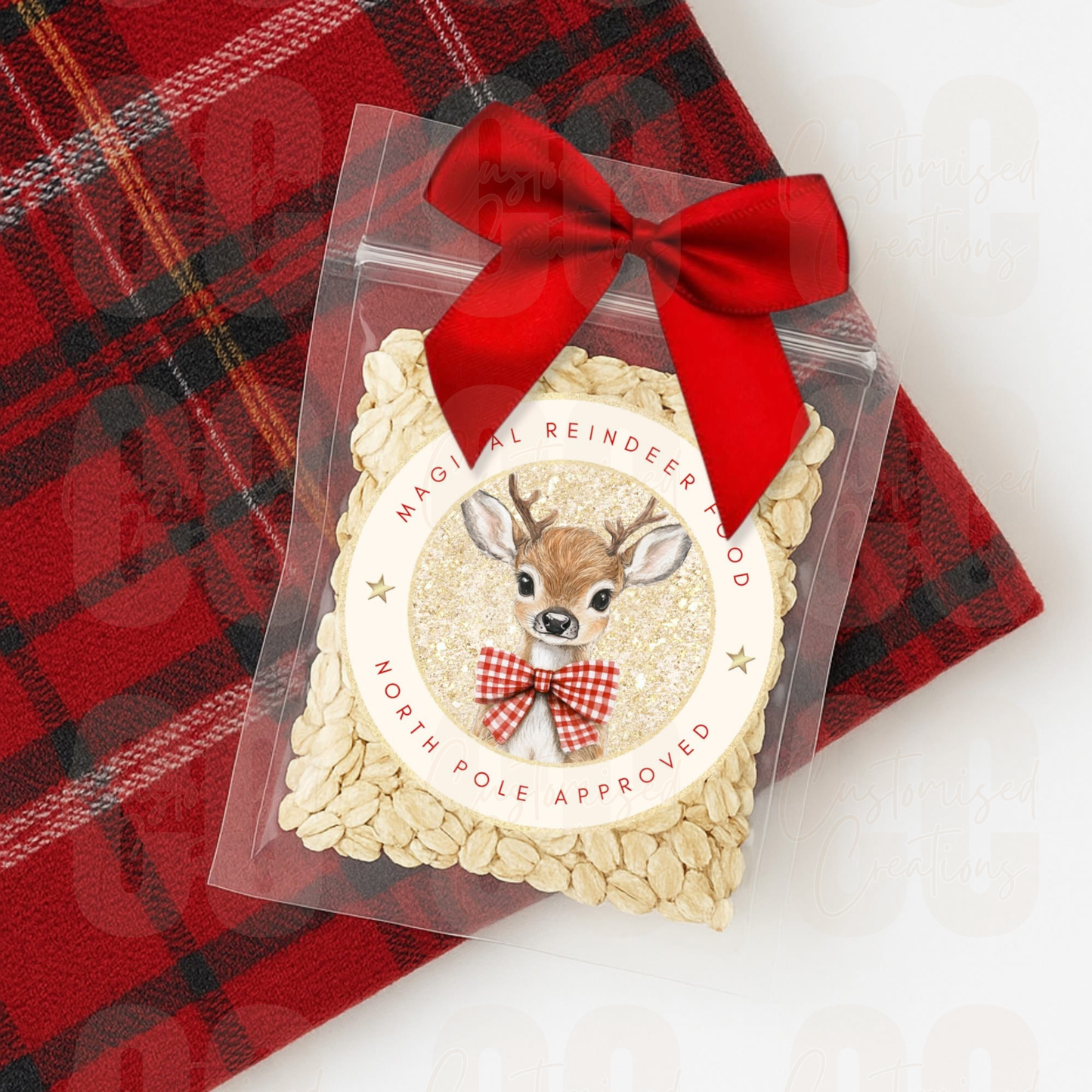 Christmas Reindeer food - red reindeer