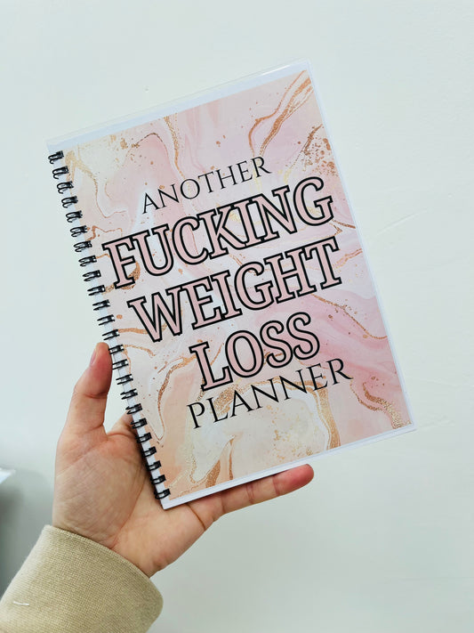 Pink sweary weight loss book