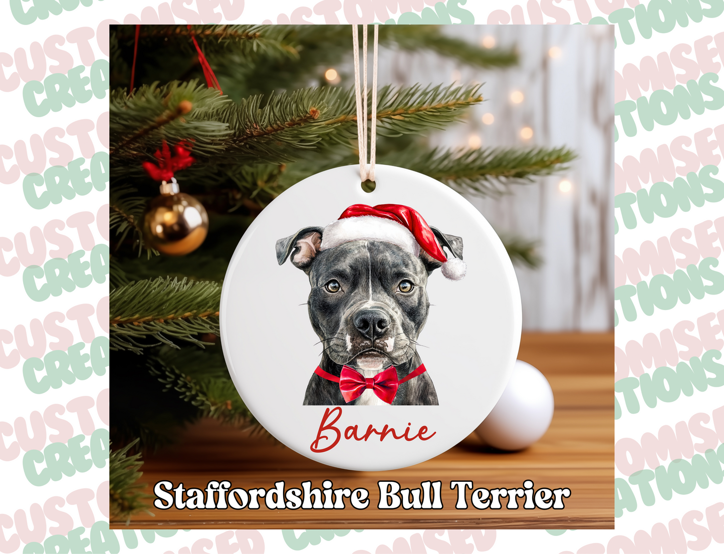 Pet Ceramic Bauble - Dog