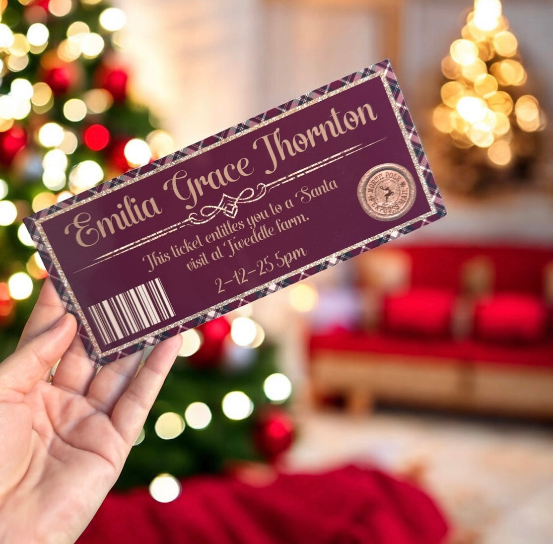 Christmas ticket - all designs