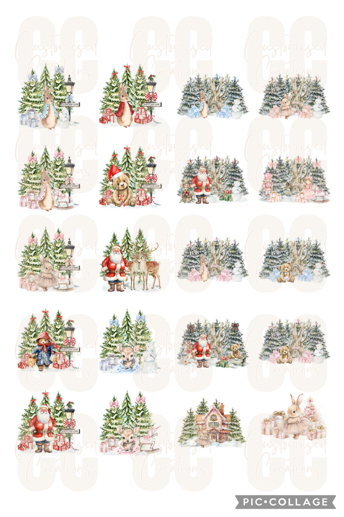 Christmas gift sack - all designs