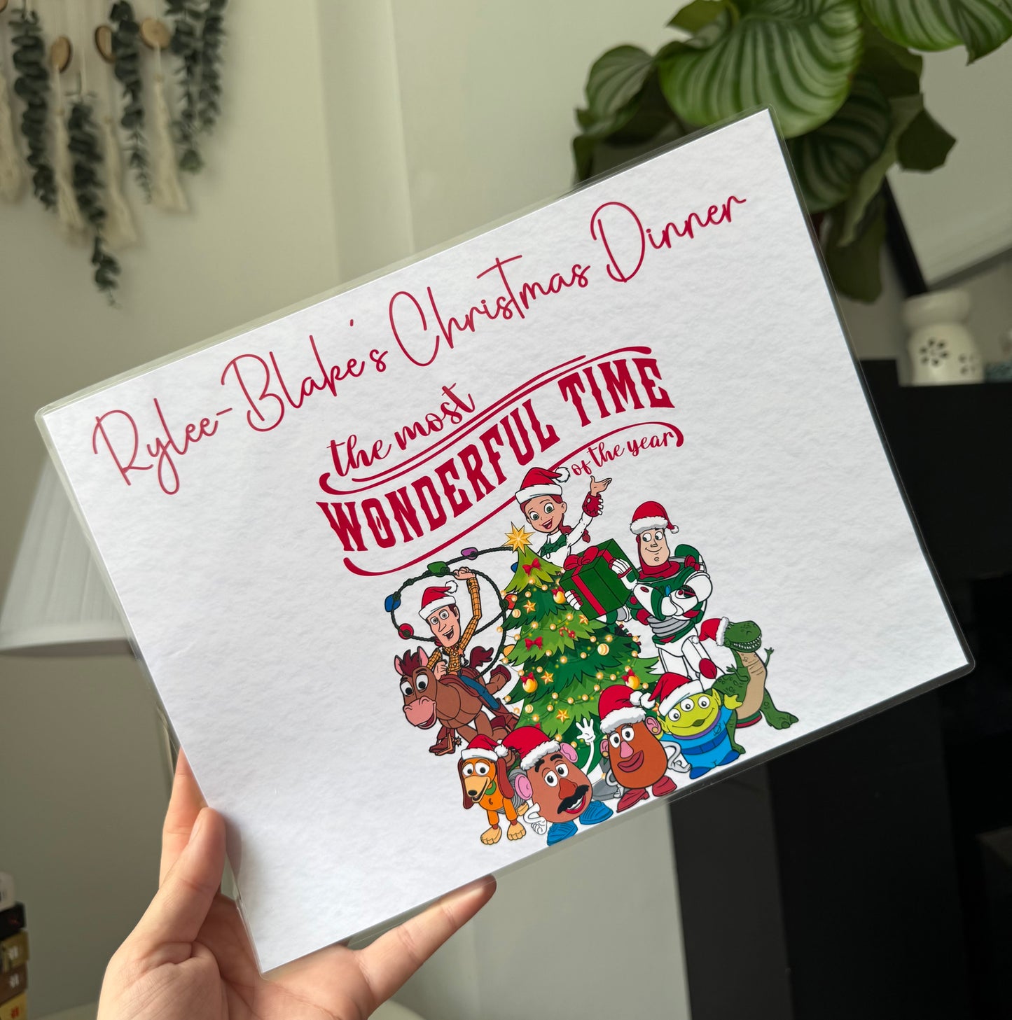 Toy Story wipeable dinner mat