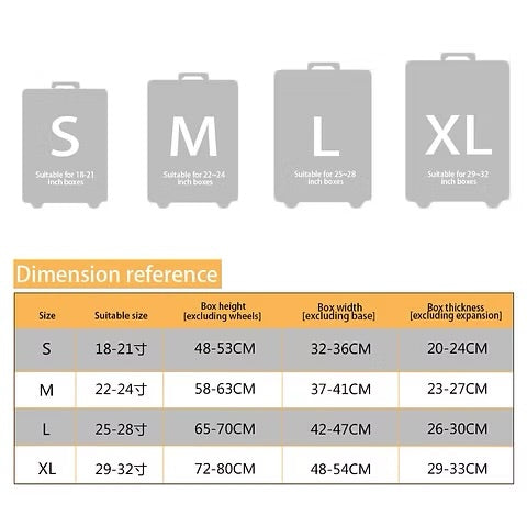 Printed for you suitcase cover