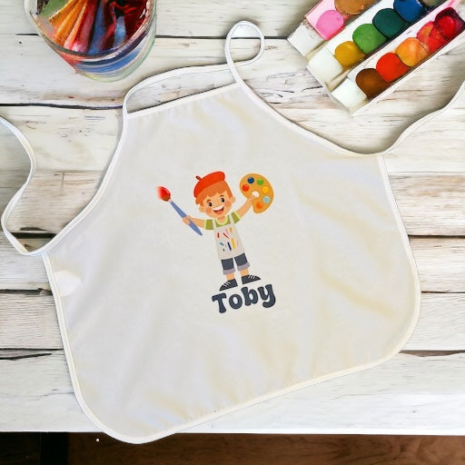 Toddler messy play apron