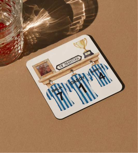 Football shelf coaster