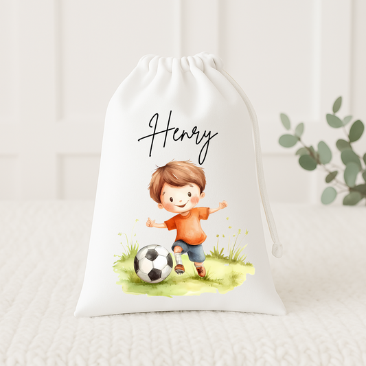 Football drawstring bag