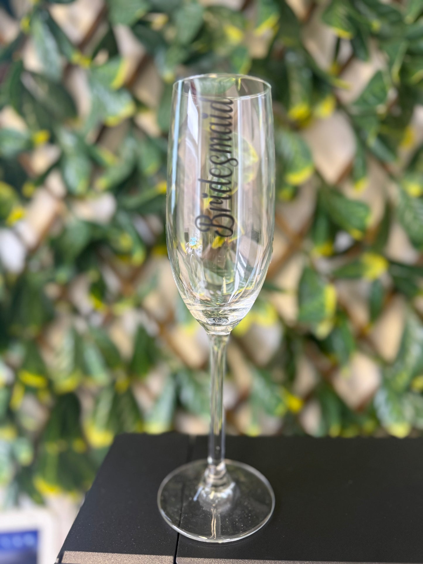 Champagne glass wedding