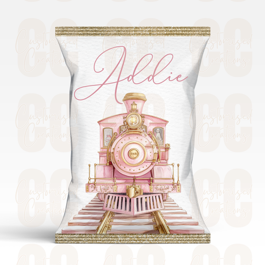 Christmas treat packet - pink elf