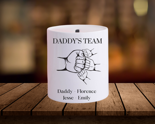 Money box - daddy's team - various