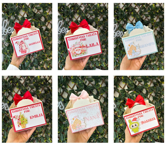Christmas treat box - all designs