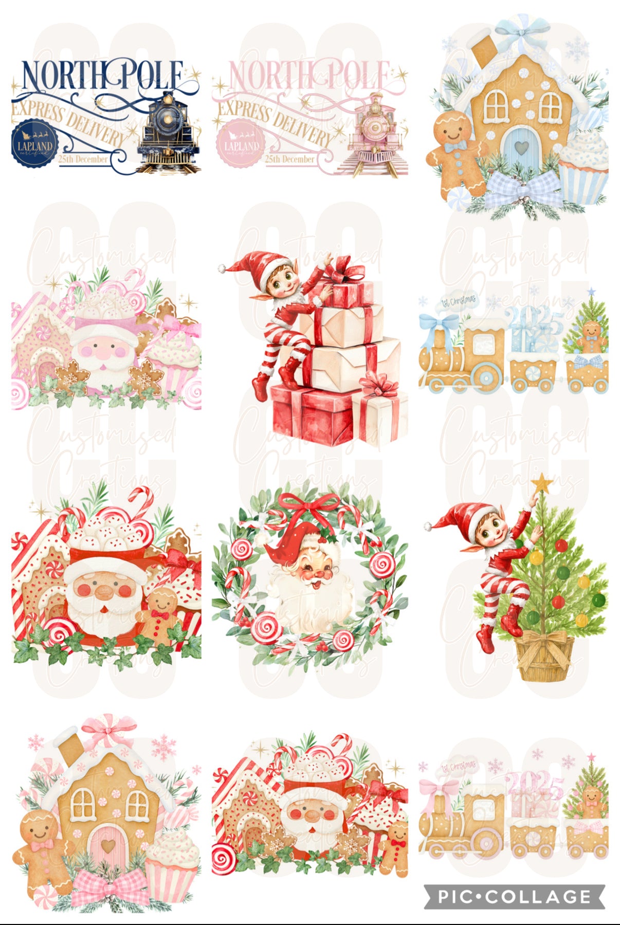 Christmas gift sack - all designs