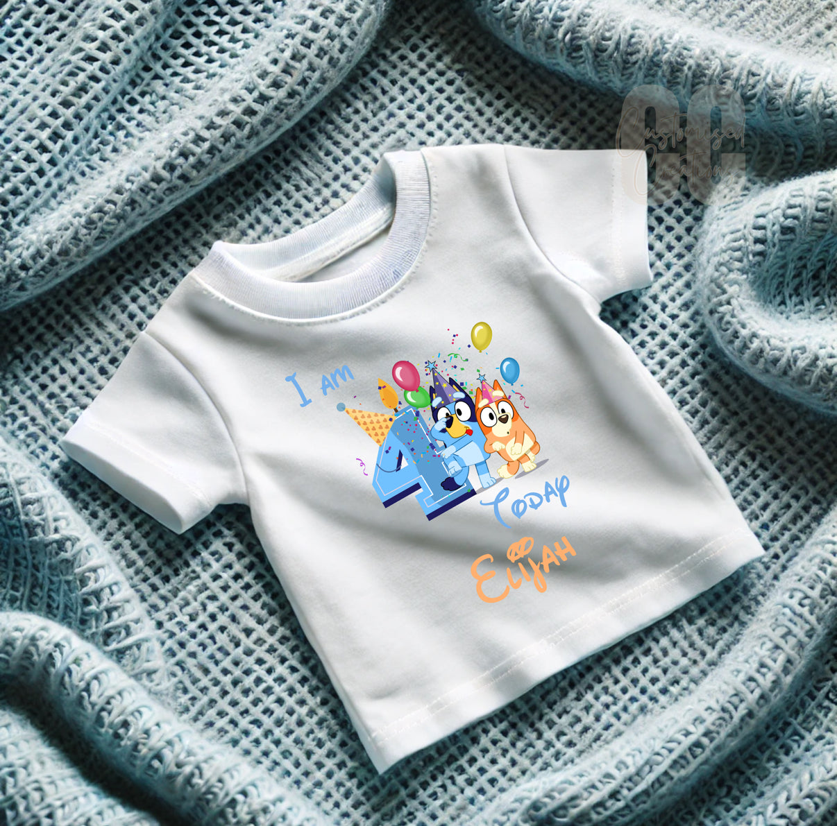 Bluey birthday tshirt