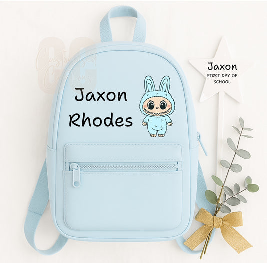 Blue 7l Labubu backpack