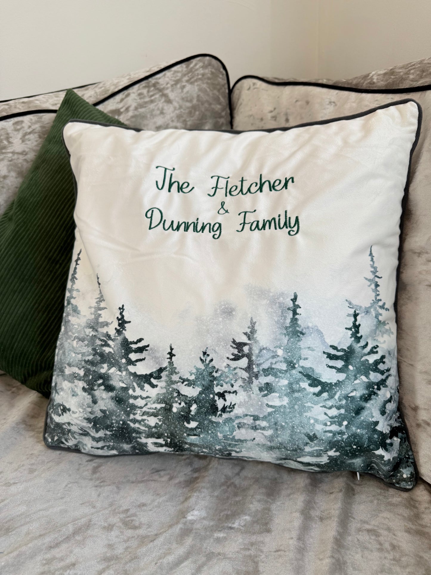 Christmas forest cushion 45x45cm