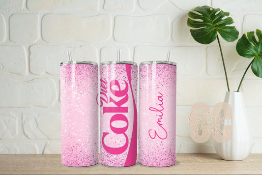 Pink Diet Coke 20oz Tumbler