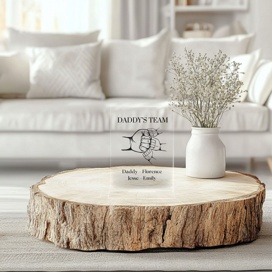 Acrylic stand - daddy's team - various