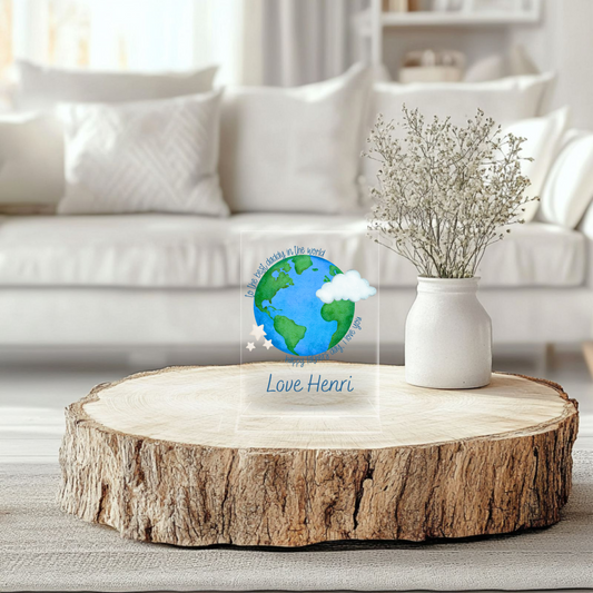 Acrylic stand - earth