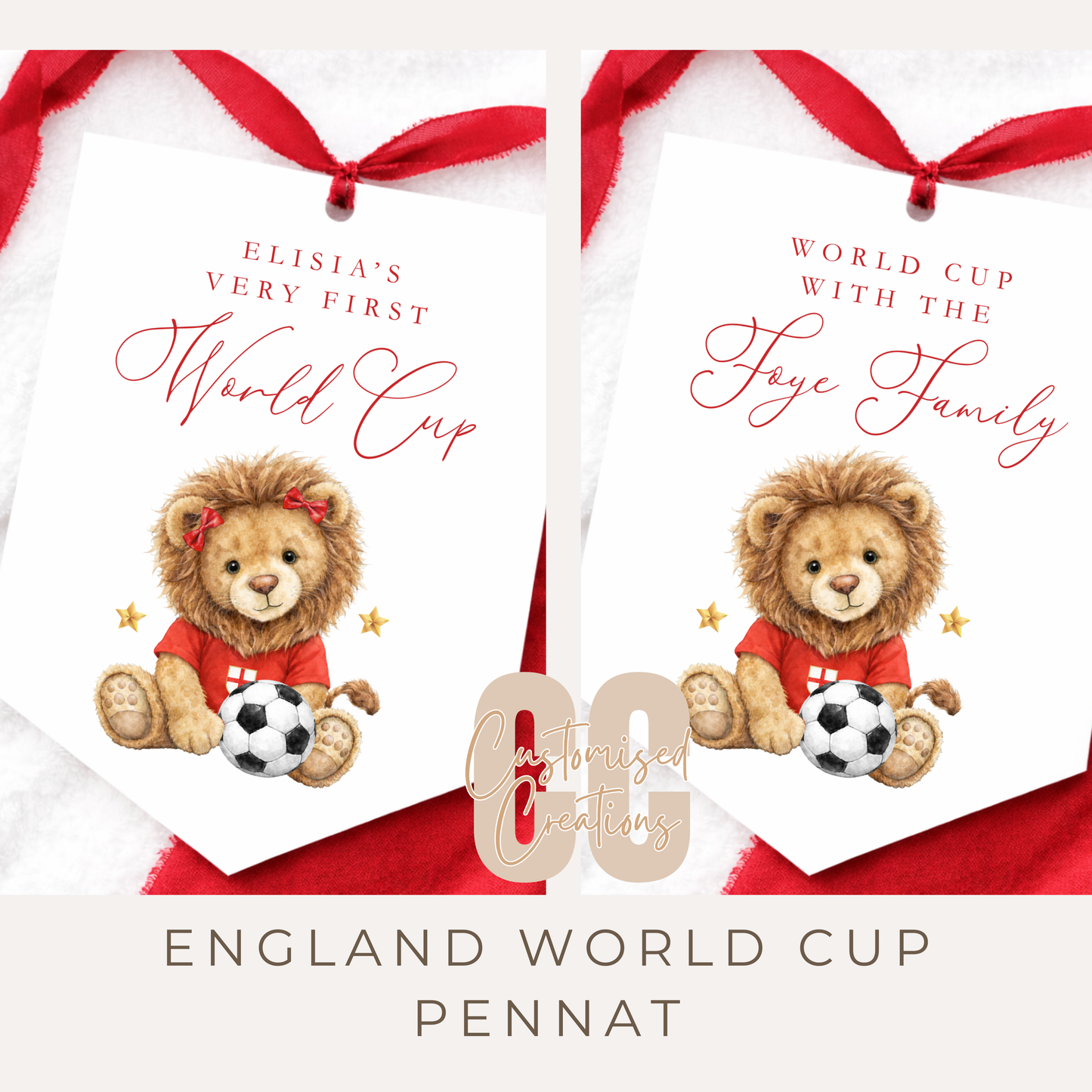 World Cup England pennant - any wording