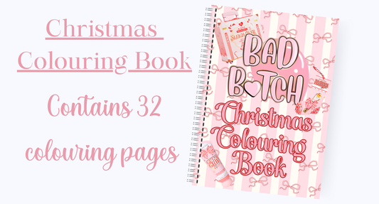 P Louise christmas colouring book physical book