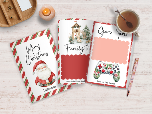 Christmas gift card book