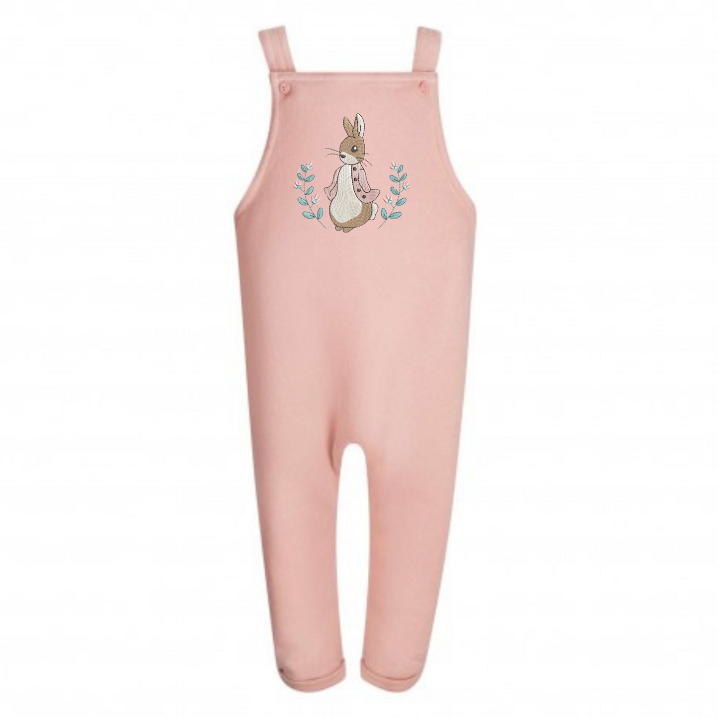 Dusty Pink Overalls - Flopsy Rabbit
