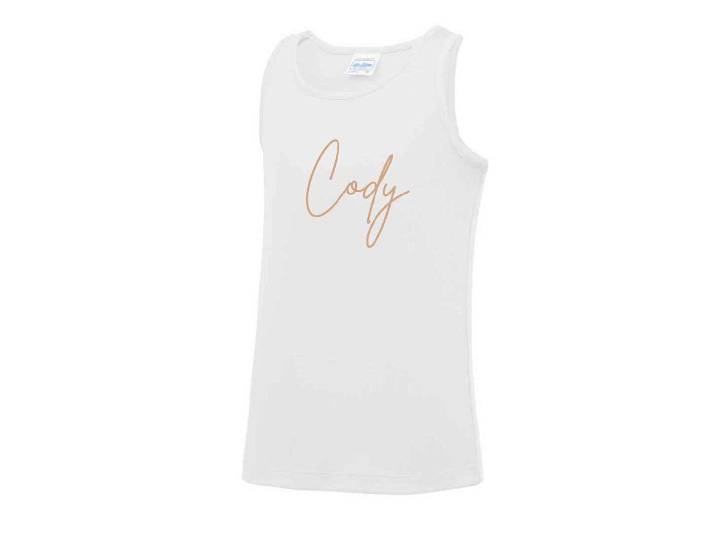 Embroidered summer vest