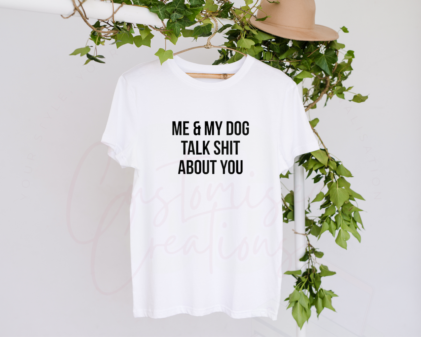 Me and my dog adult tshirt