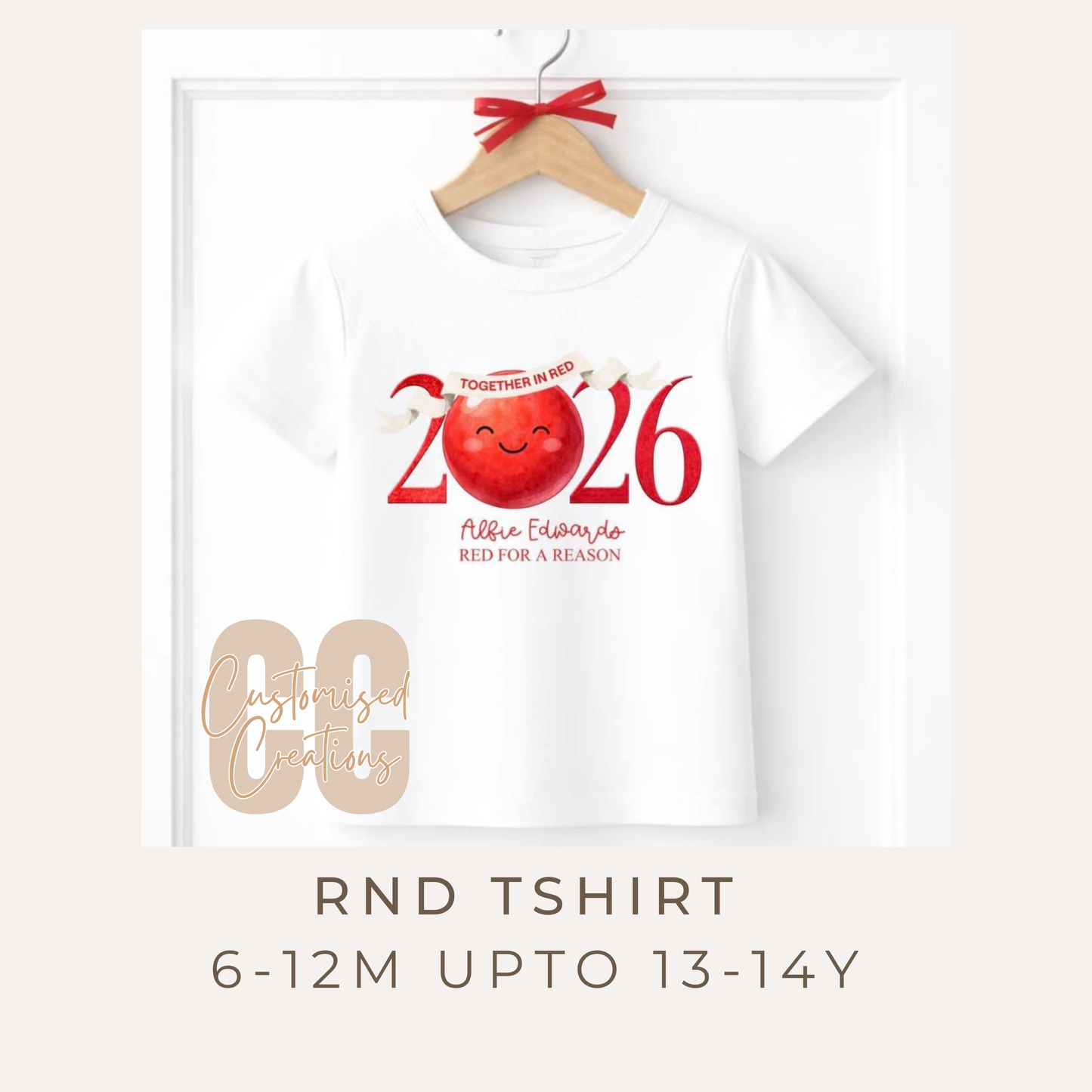 Red Nose Day Apple Boy Children’s T-Shirts