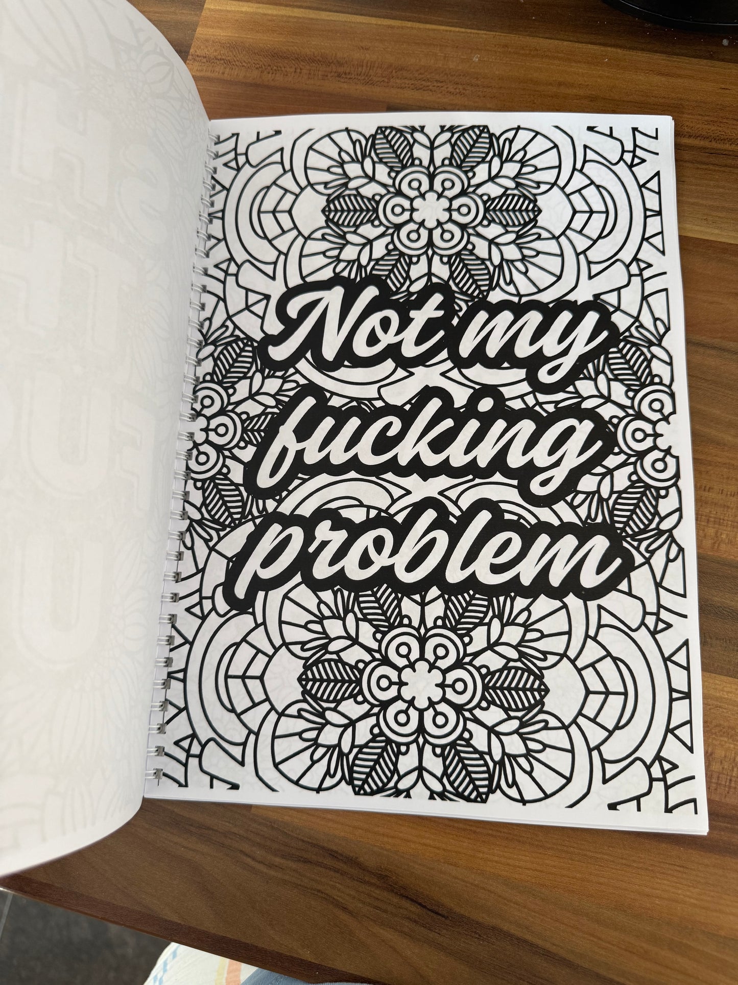 Adult sweary colour book