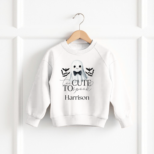 Halloween too cute too spook sweatshirt