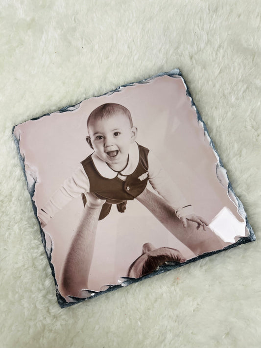 Square photo slate
