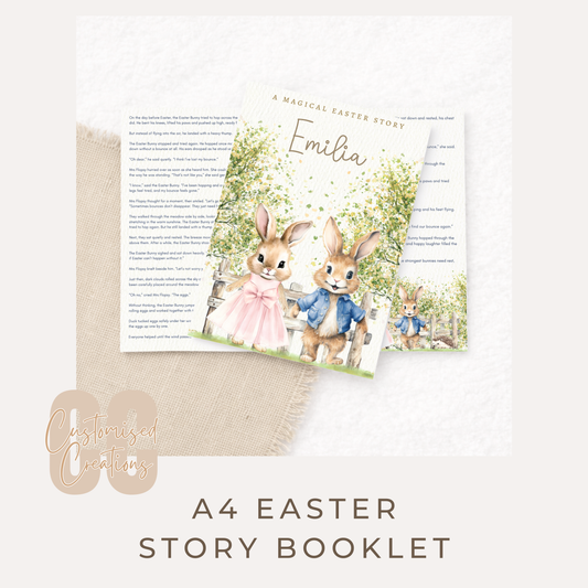 Personalised A4 Easter Story Book – The Flopsies