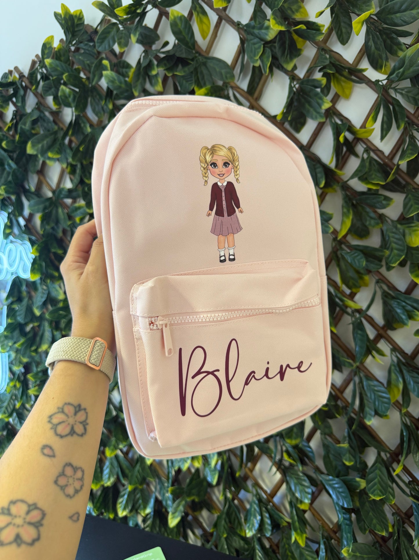 Character backpack - any design