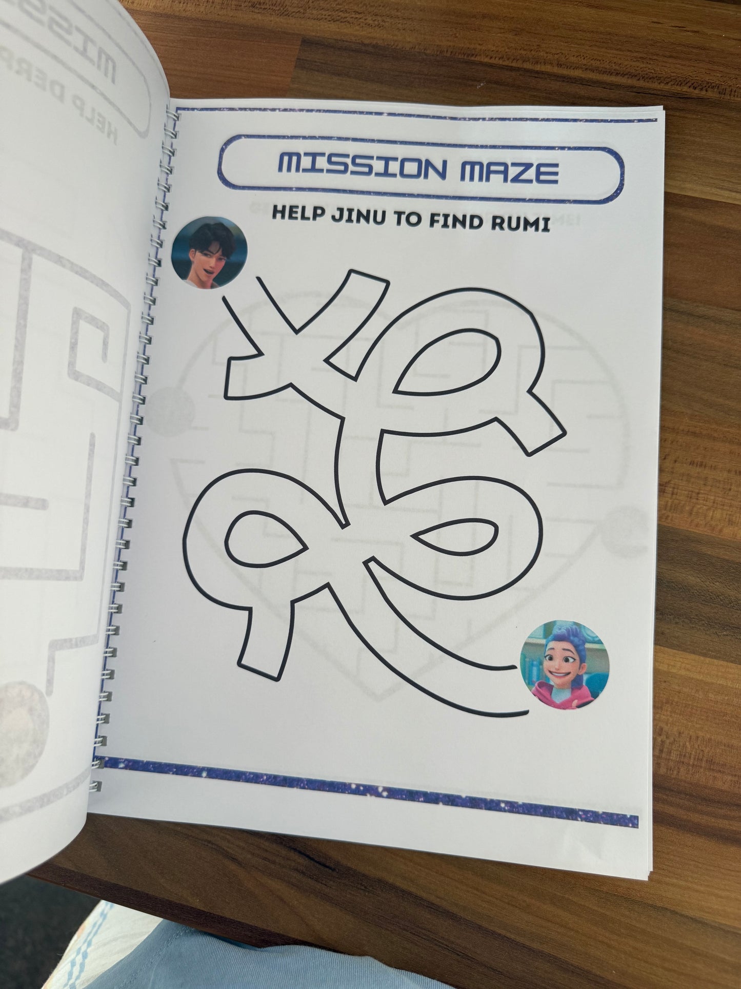 K pop demon hunters activity book