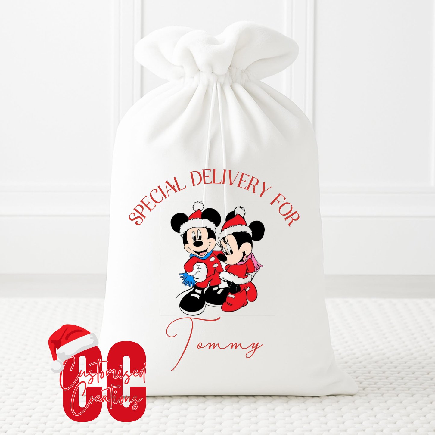 Xl velvet sack - any design