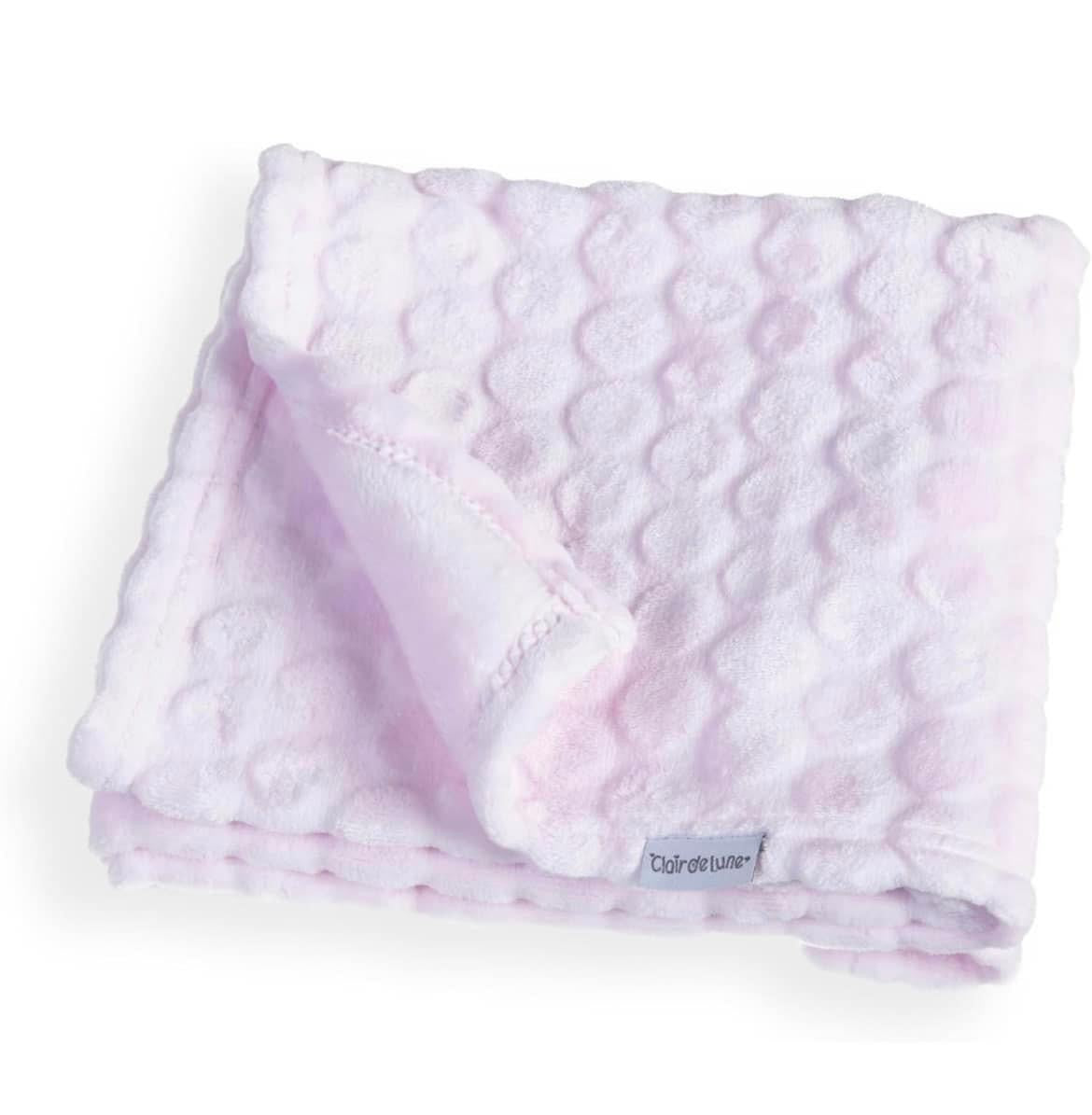 Embroidered cloud baby blankets