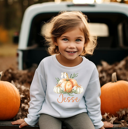 Orange pumpkin jumper/sweatshirt