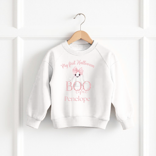 My first halloween bootiful sweatshirt