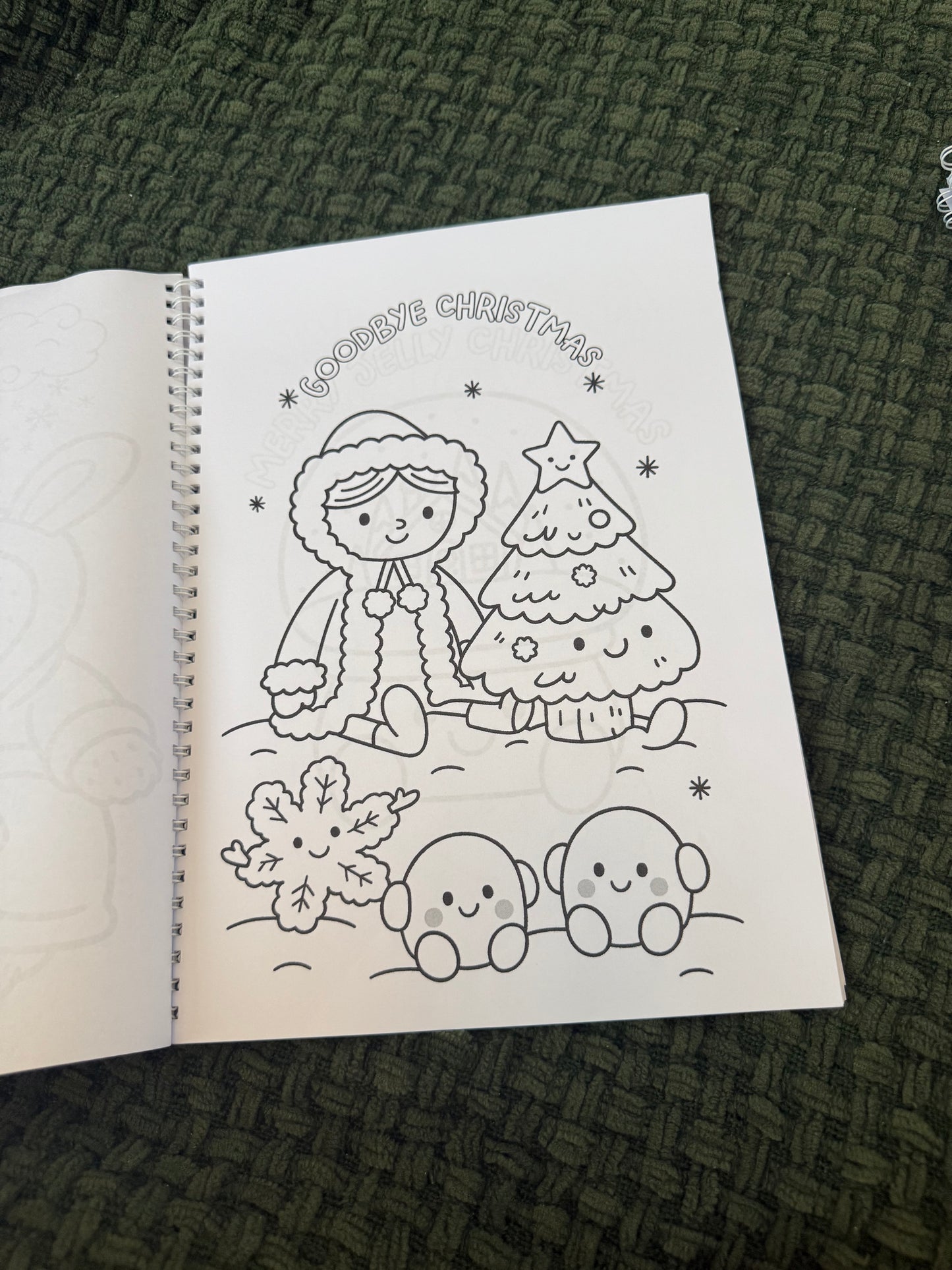 Jellycat Christmas colouring book